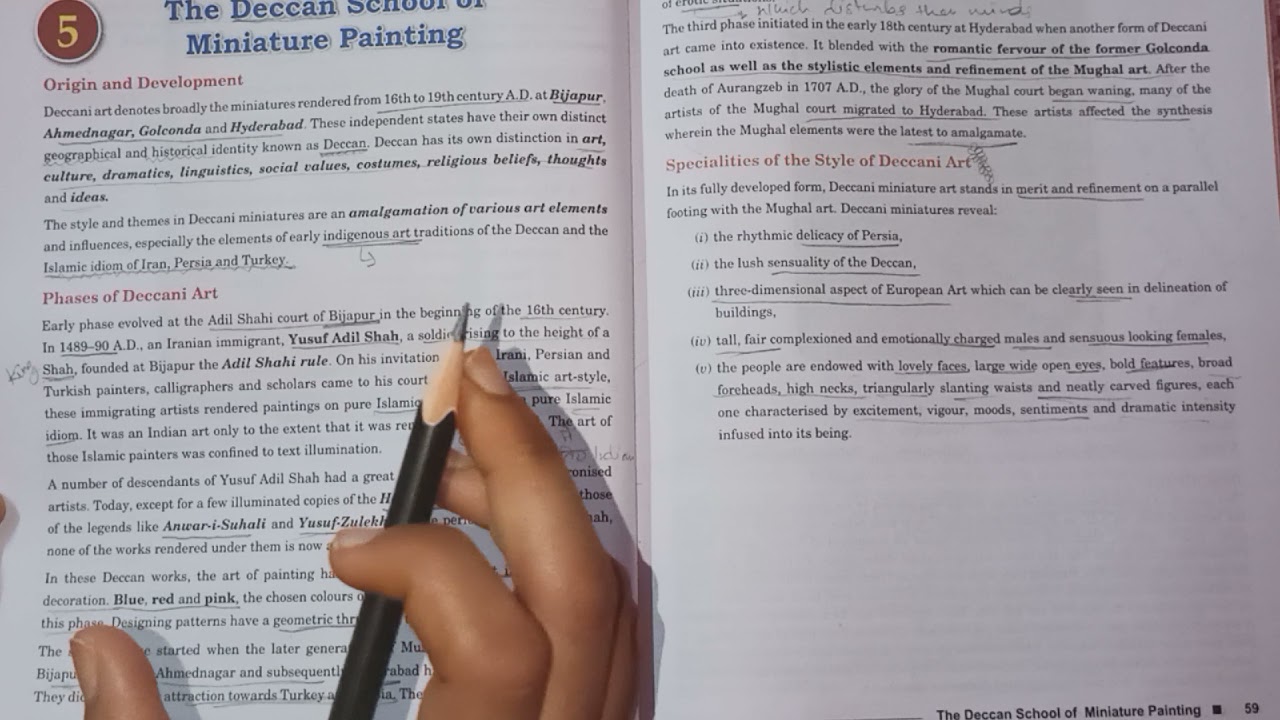 The Deccan school of miniature painting.... introduction part 1