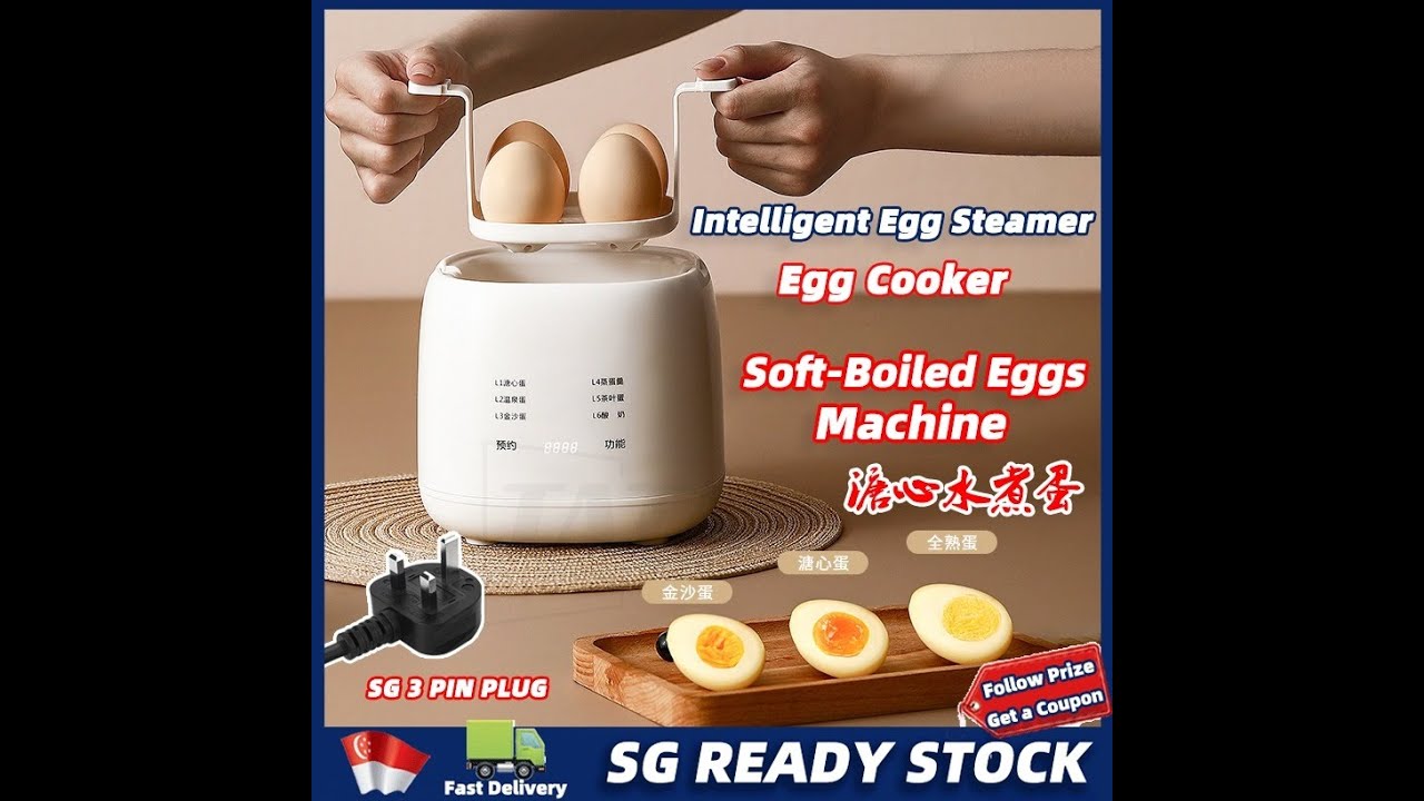 Enjoy perfectly cooked eggs with our intelligent egg boiler.