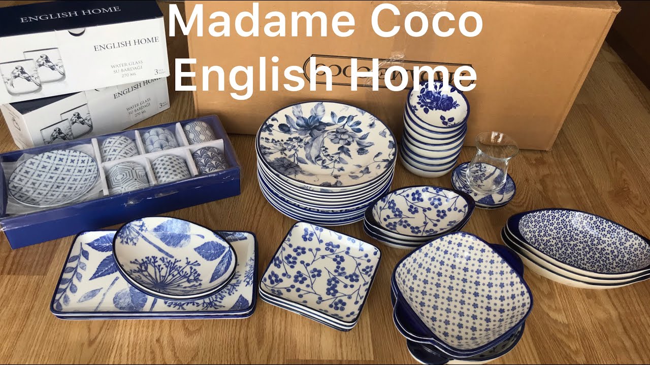 ÇEYİZ ALIŞVERİŞİ 1 (MADAME COCO KAHVALTI TAKIMIM ENGLISH HOME)
