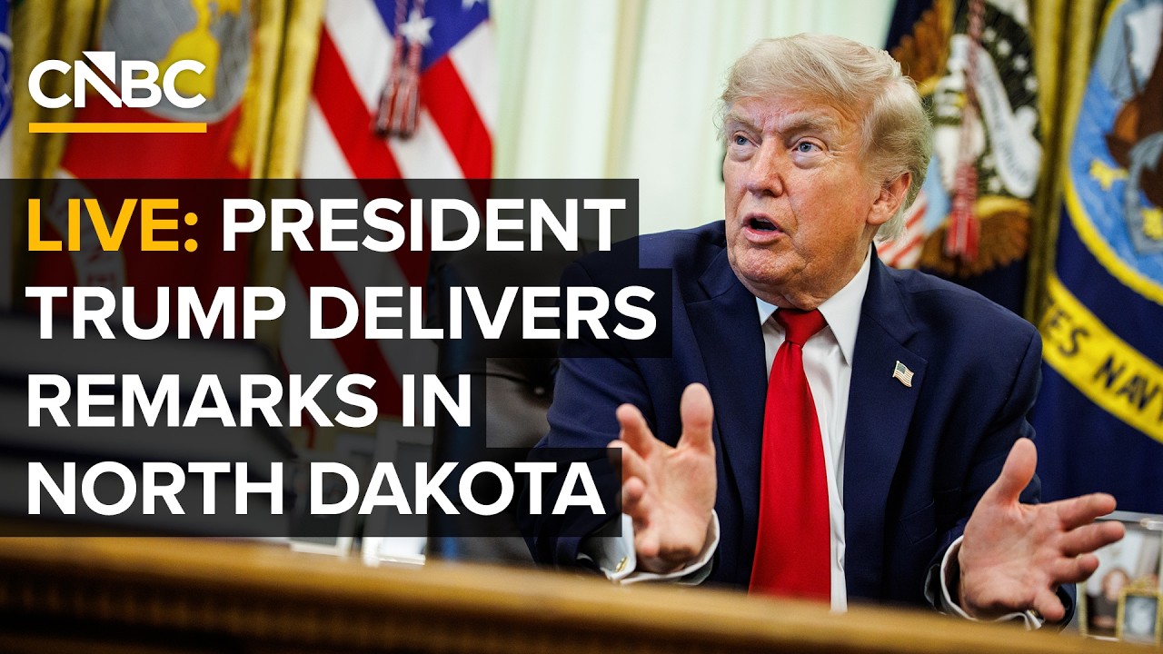LIVE: President Trump delivers remarks in North Dakota &mdash; 7/1/2026