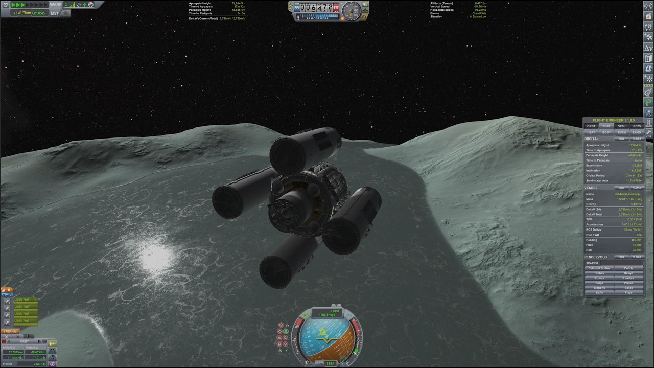 Kerbal Space Program. Minmus Delivery