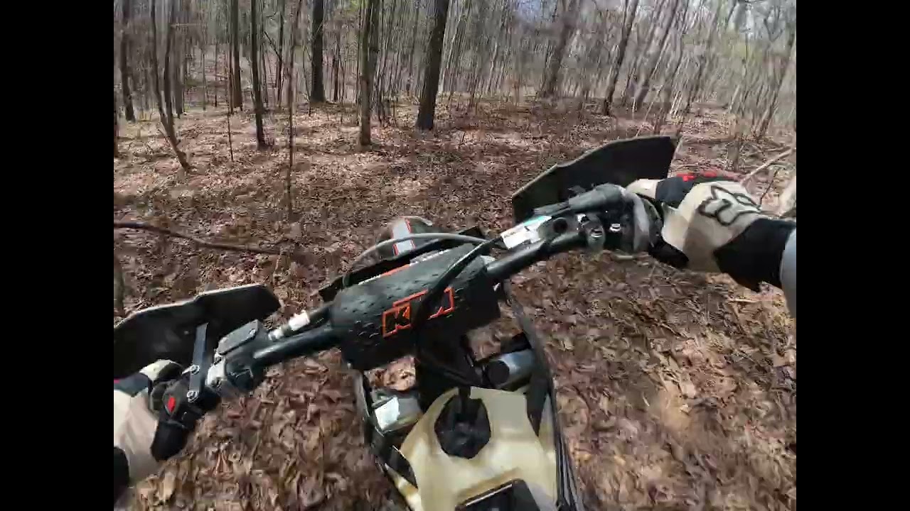 PB lap in Ellerslie GA, technical single track on the KTM 300xc
