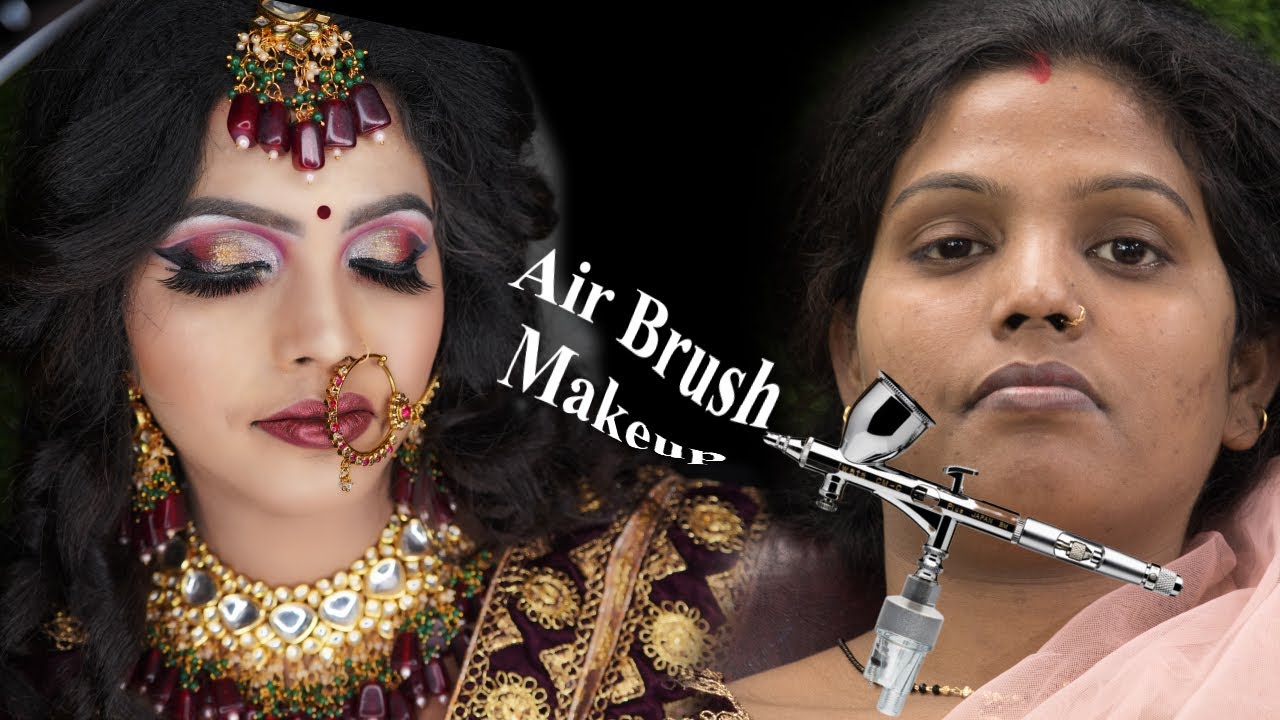 Makeup Studio Air Brush Makeup On Dusty Skin Tone
