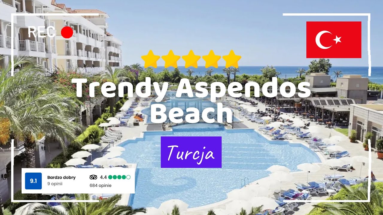 🇹🇷 Trendy Aspendos Beach 5* – luksusowy hotel przy plaży | Side, Turcja #wakacje #turcja