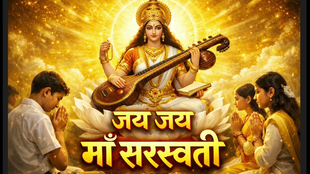 जय जय माँ सरस्वती | Saraswati Puja Special Bhajan | Vidya Dene Wali Maa | Krishna kk