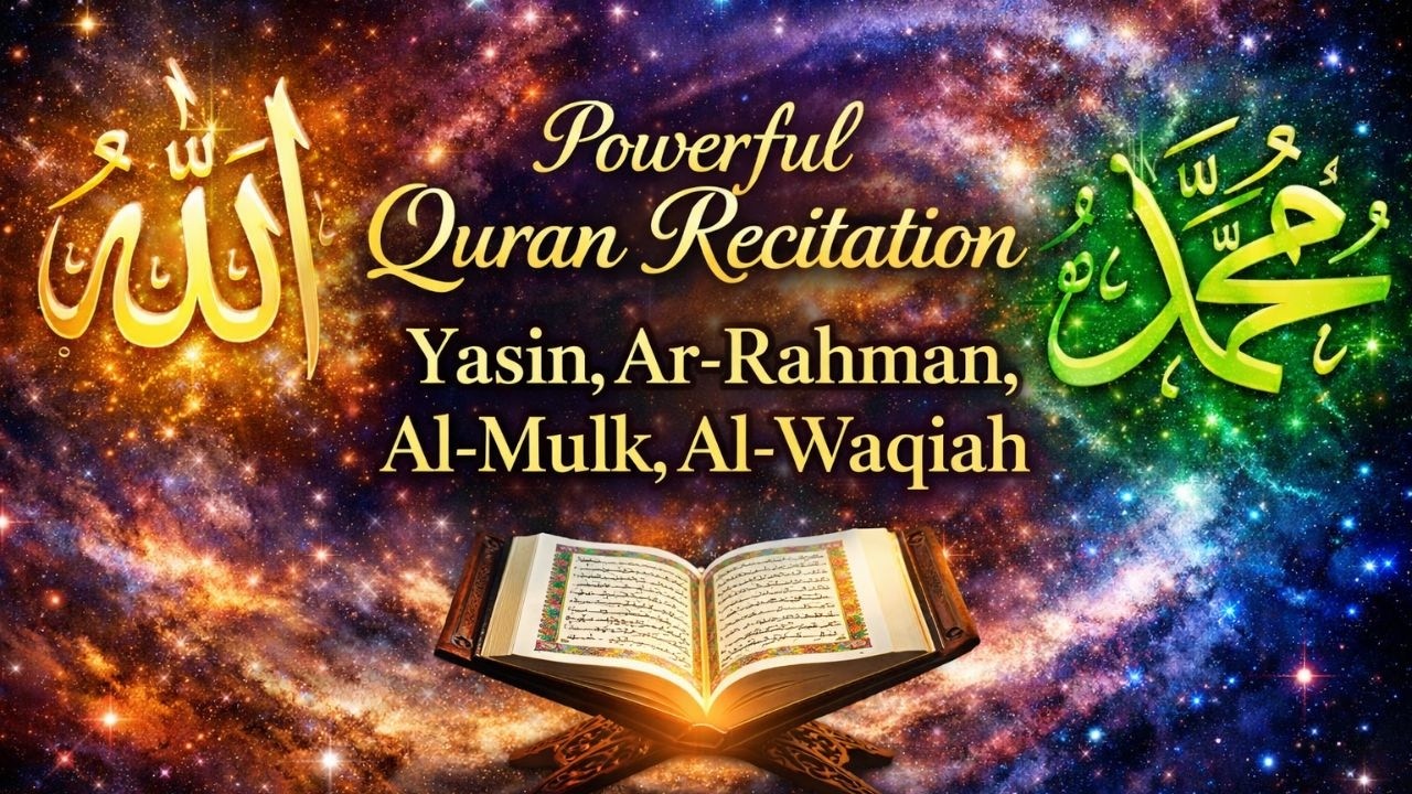 Powerful Quran Recitation | Yasin, Ar-Rahman, Al-Mulk, Al-Waqiah