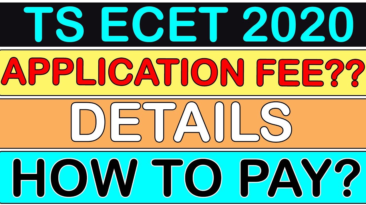 TS ECET 2020 | APPLICATION FEE 2020 | HOW TO PAY TS ECET 2020 APPLICATION FEE | HOW TO APPLY | BSD