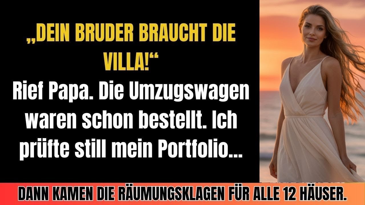 Beim Familientreffen verschenkte mein Vater mein Haus – Dann wurde mein Immobilien Imperium enthüllt