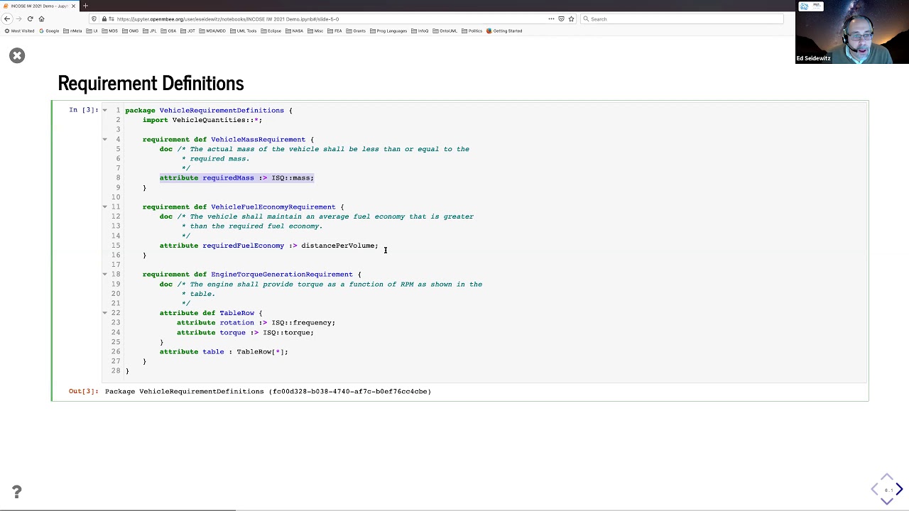 SysML v2 Demonstration | Ed Seidewitz, Manas Bajaj