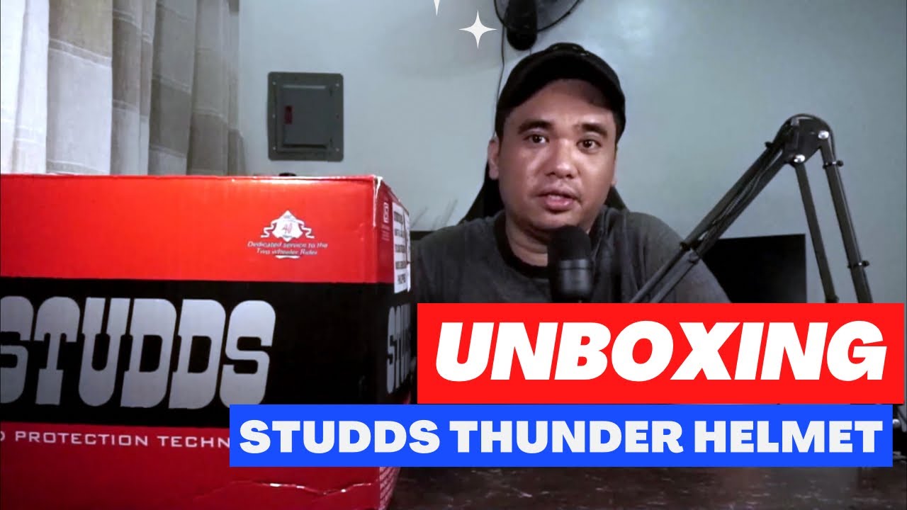 UNBOXING: STUDDS Thunder Helmet