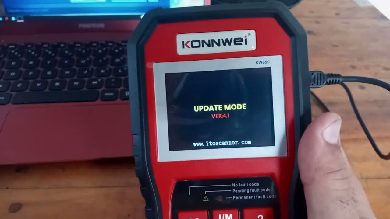 atualização scanner konnwei