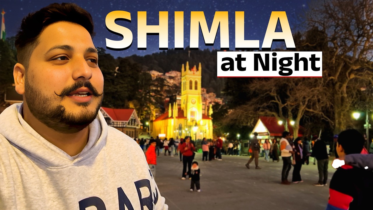 ​The Magic of Shimla at Night | Mall Road Evening Walk