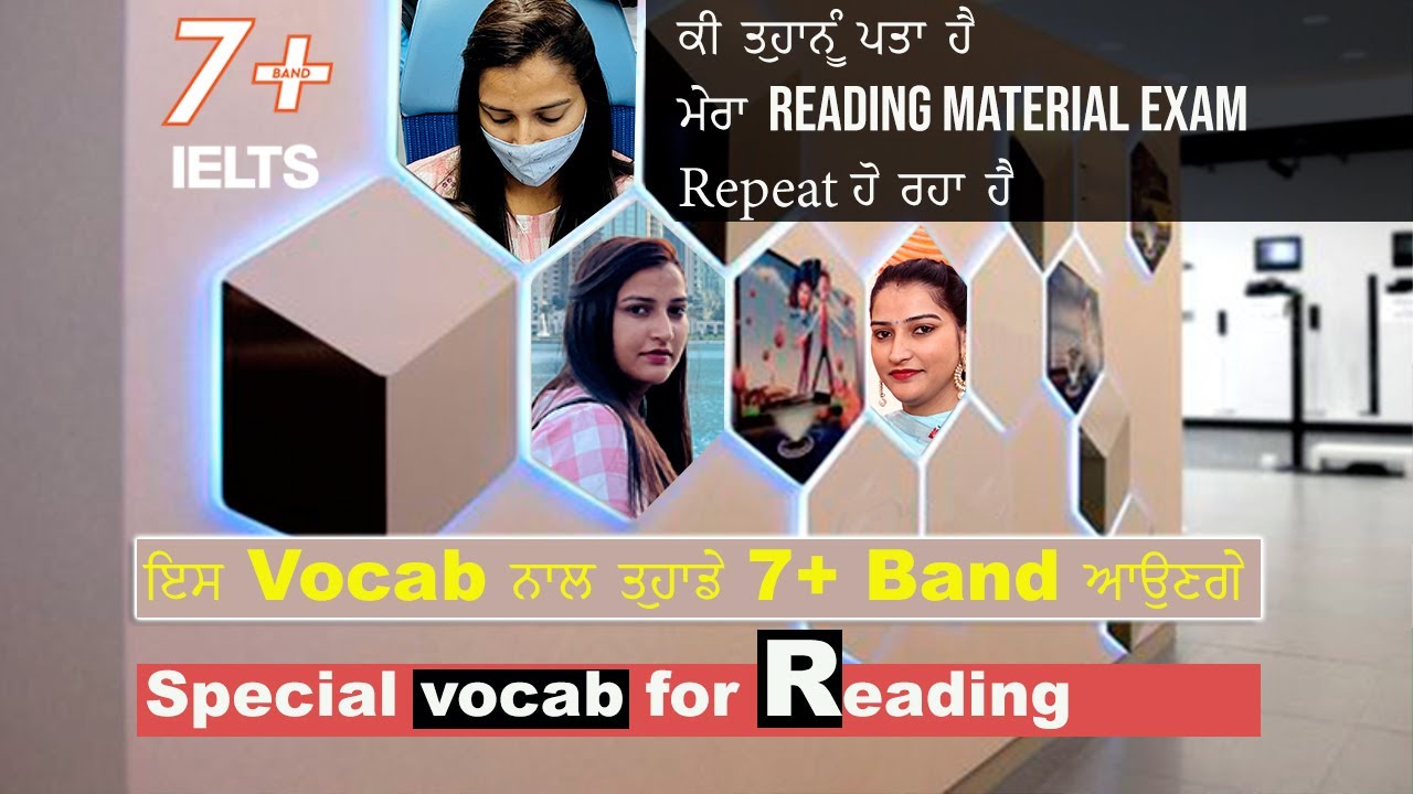Special vocab for reading | Reading vocabulary