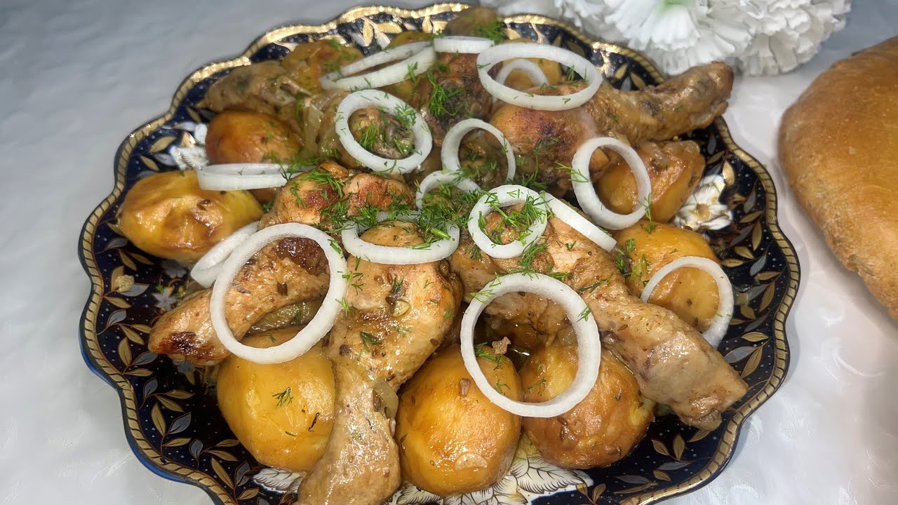 Qazon kabob tayyorlash//Tovuq oyoqchalaridan qazon kabob tayyorlash judayam mazzali//Uzgacha uslubda