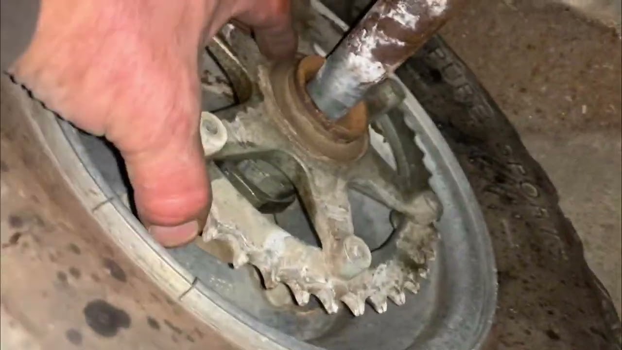 Yamaha Warrior part 1, rear axle bearings and seals. If I talk too much, jump ahead or play @ 2x lol