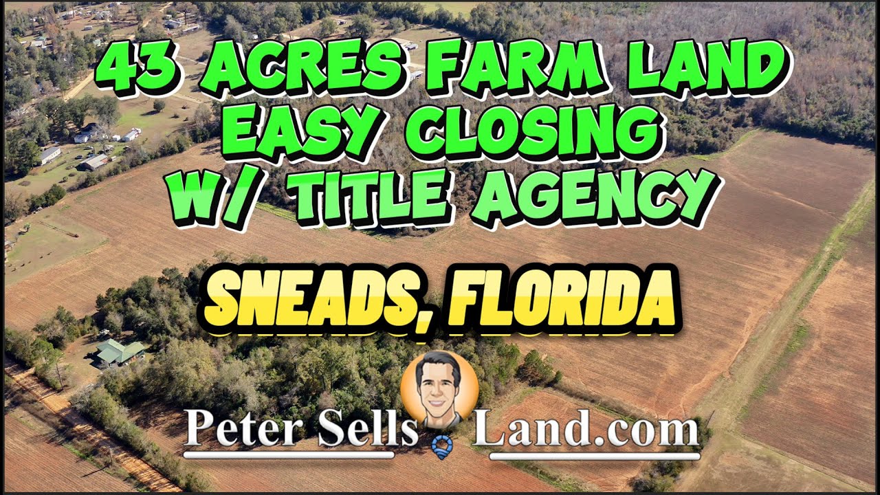 Buy A Farm - 43 Acres Farm Land - Sneads, Florida (Jackson County)
