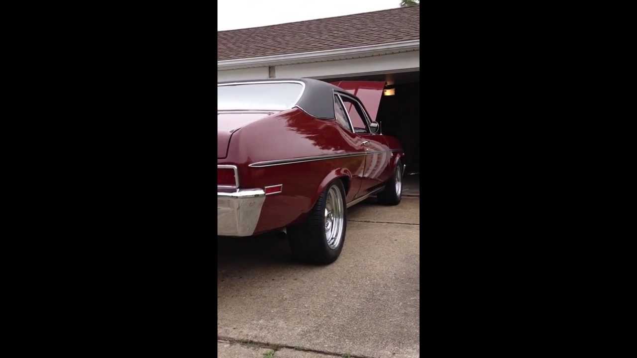 1970 Chevy Nova Straight Six 250 Big Cam Flowmaster Idle (updated version available in my videos)