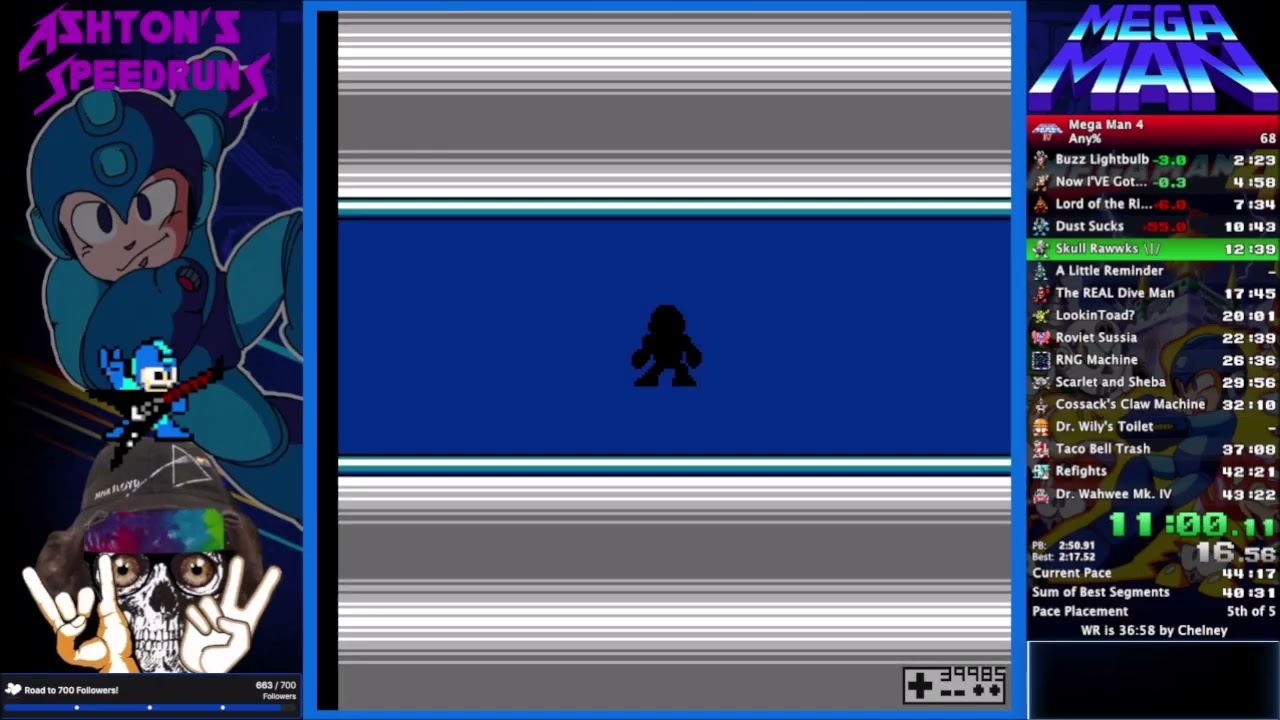 Mega Man 4 - Any% Former PB (41:09) | January 16, 2026
