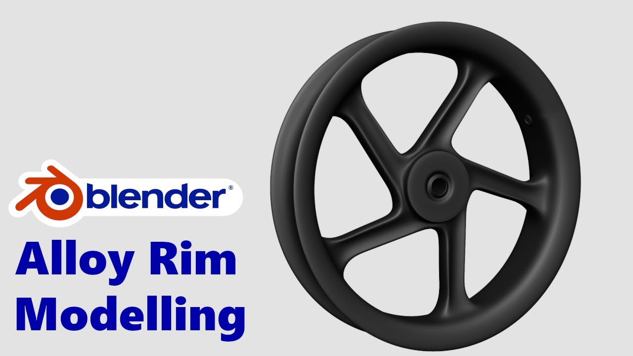 How to make alloy rim in blender || Blender 3.1 || Alloy rim modelling