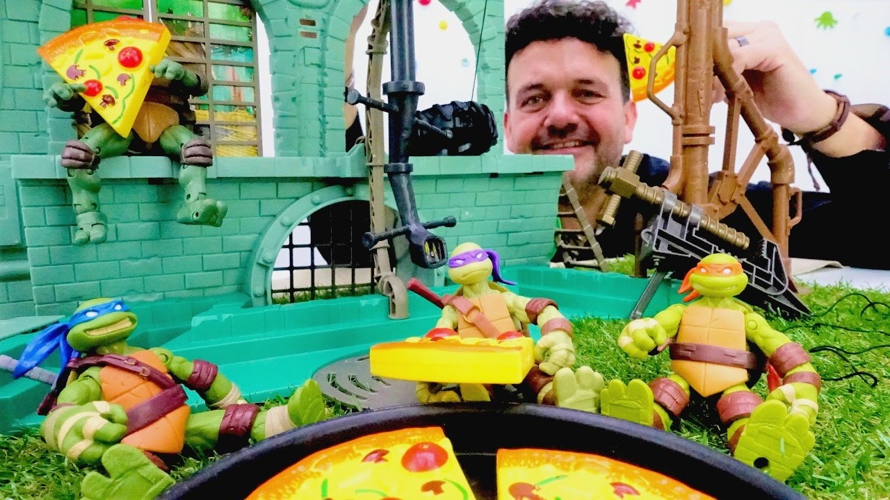 Juegos de Tortugas Ninja para niños en español.Vídeos de juguetes