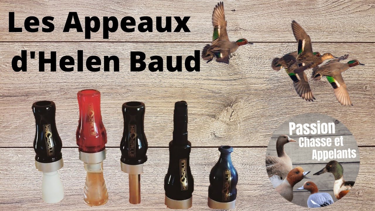 Pr&eacute;sentation de 6 appeaux Helen Baud