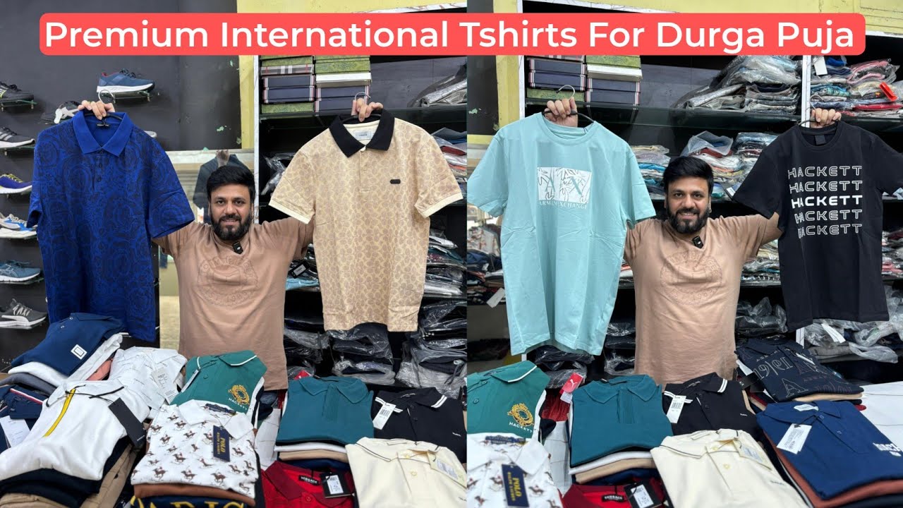 Branded High Luxury Thirts 2025 | International Brand Tshirts In Kolkata | Puja Collection 