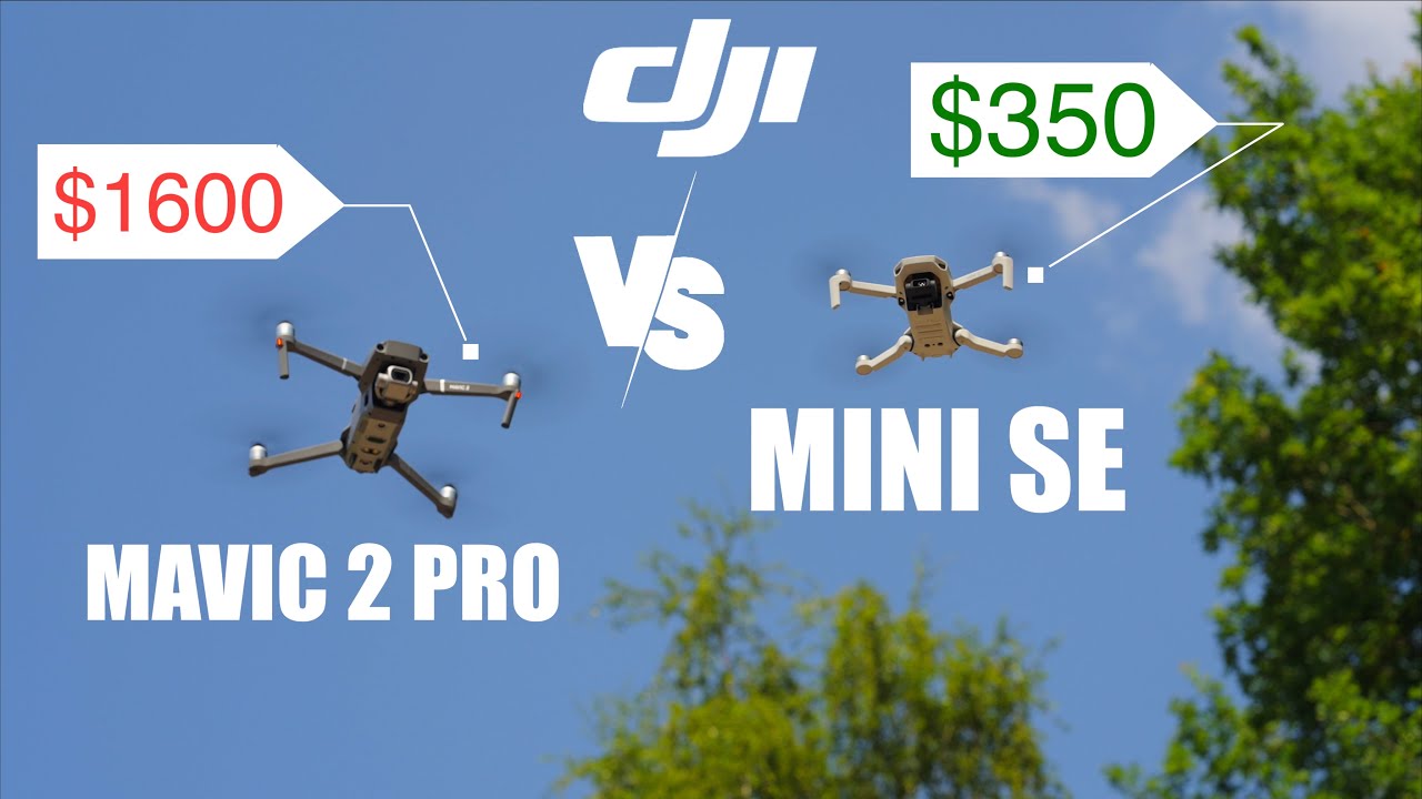 DJI Mini SE vs DJI Mavic 2 Pro дорогой дрон против дешевого сравнение