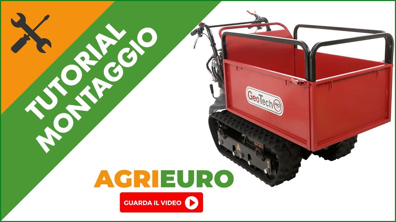Come montare motocarriola Geotech GeoPorter H-540E Hydro