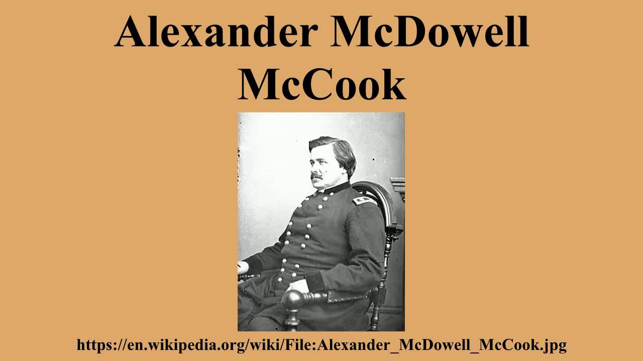 Alexander McDowell McCook