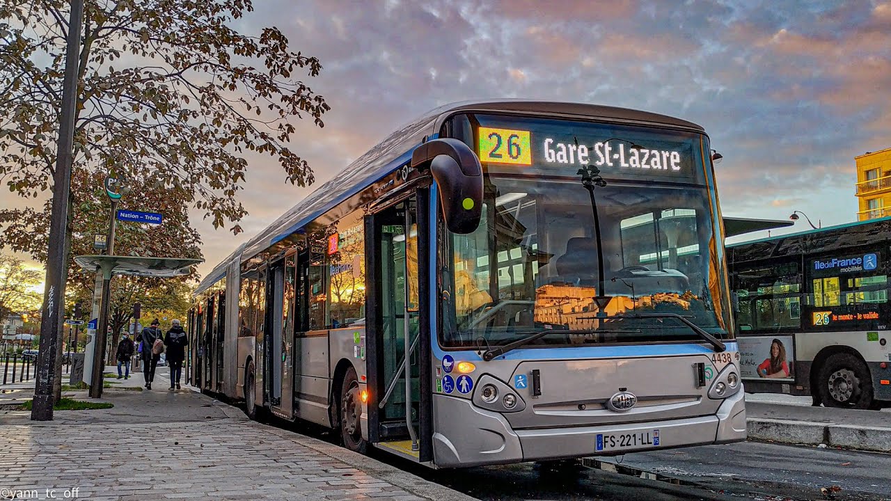 Heuliez  GX437 hybride Ligne 26   [FULL THROTTLE!!!!!!!!!!!!!!!!!!!!!!!!!!😱😱😱 à 60km/h /70km/h!!!