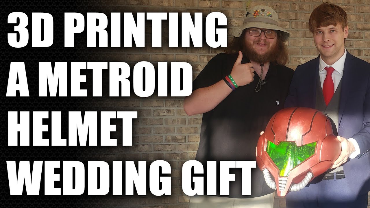 I 3D Printed a Metroid Wedding Helmet