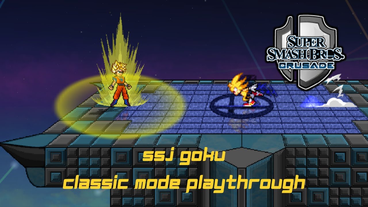 Super Smash Bros. Crusade - SSJ Goku Classic Mode Playthrough