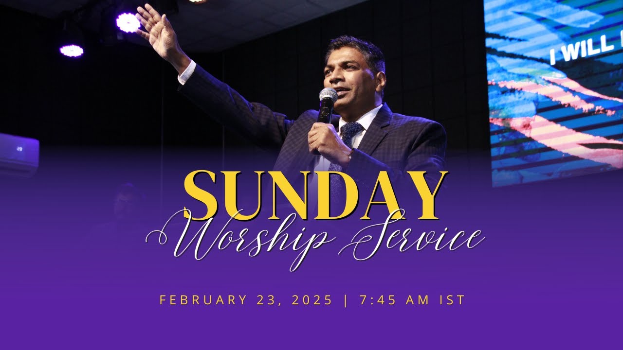 🔴 LIVE Sunday Service | Online Tamil Church Service | February 23, 2025