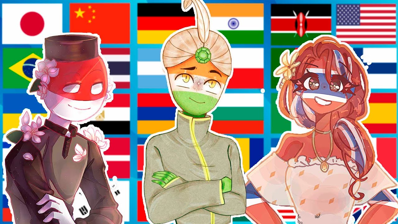 Countryhumans in 50 Languages NEW!!!