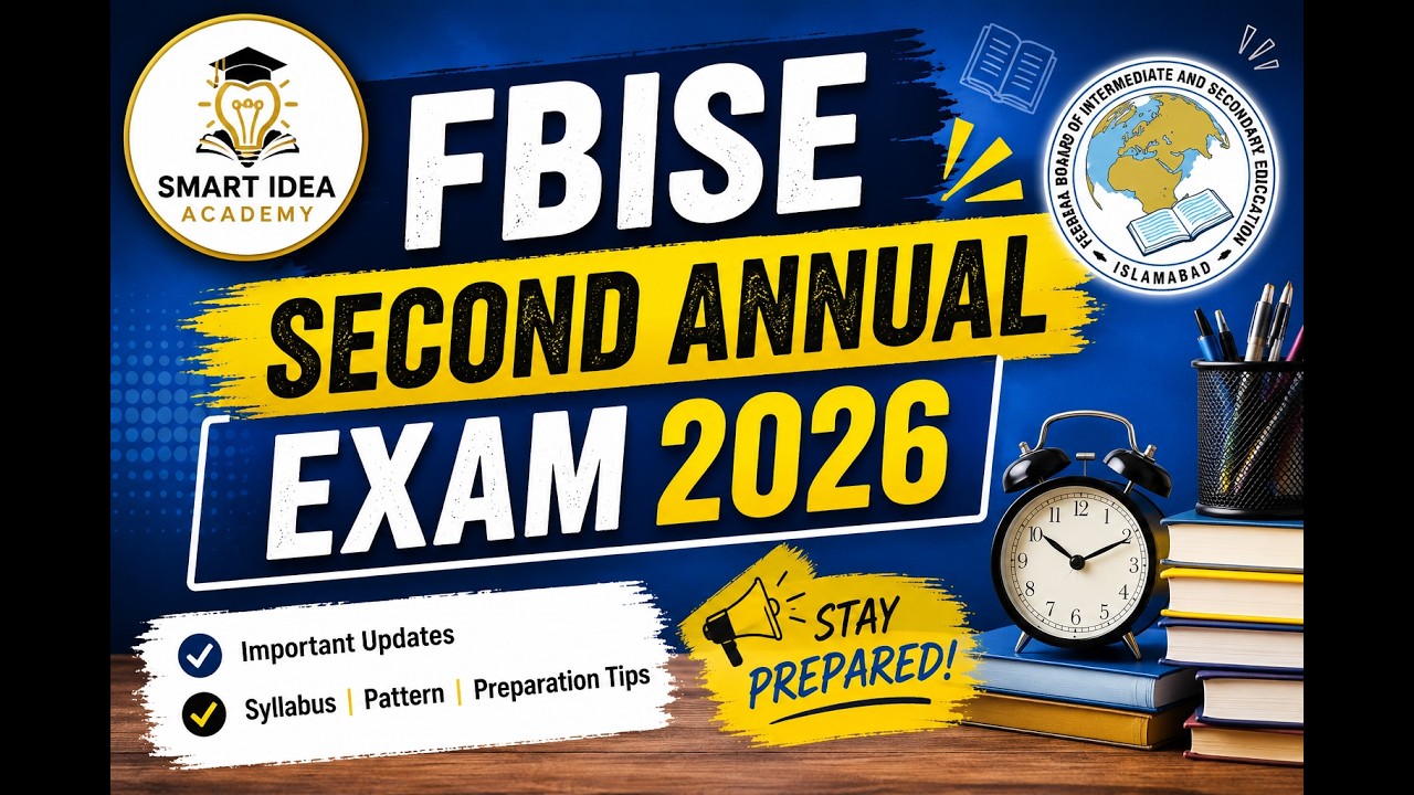 FBISE SSC SECOND Annual Examination 2026 | Full Detail