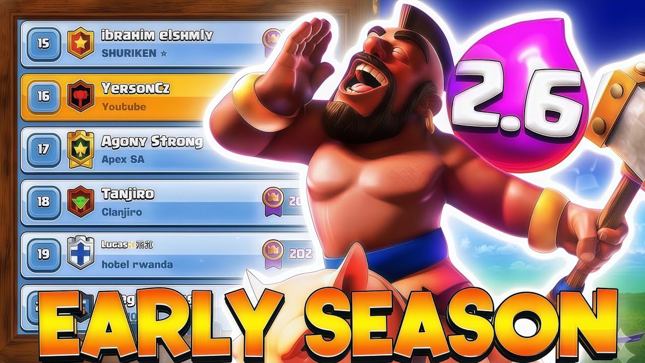 HOG 2.6 TOP LADDER EARLY SEASON