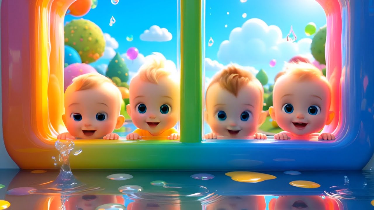 Barish Aayi Chhap Chhap 🌧️ | Rain Song for Kids | Urdu Nursery Rhymes | Cute Baby Animation 