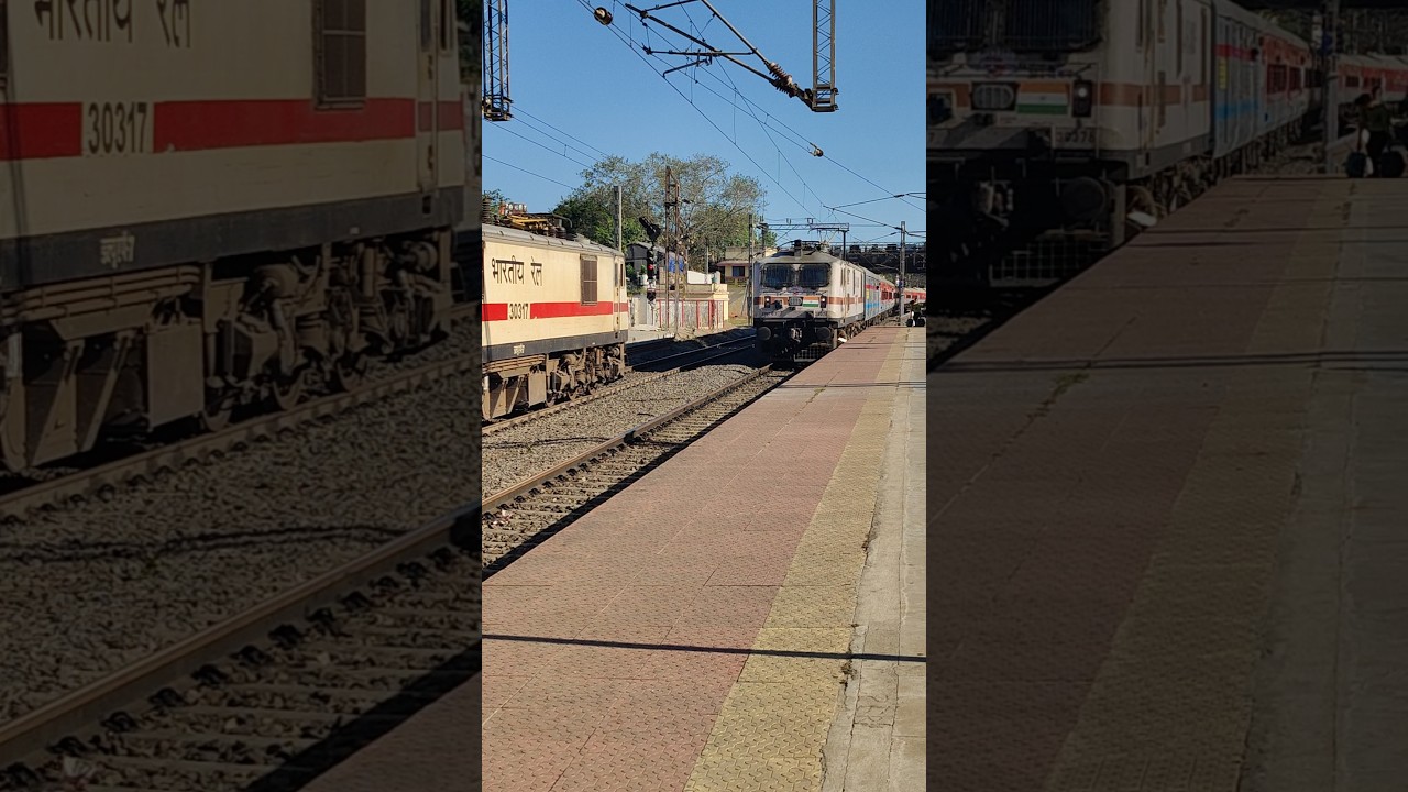 Beautiful Arriving #indianrailways #navjeevanexpress #shortsfeed #shorts #12656