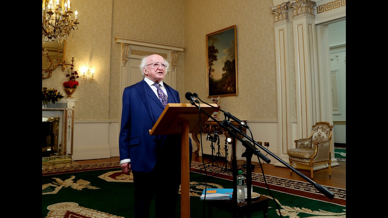 Teachtaireacht do Mhic L&eacute;inn Tr&iacute;&uacute; Leibh&eacute;al agus Breisoideachais &oacute;n Uachtar&aacute;n Miche&aacute;l D. &Oacute; hUig&iacute;nn