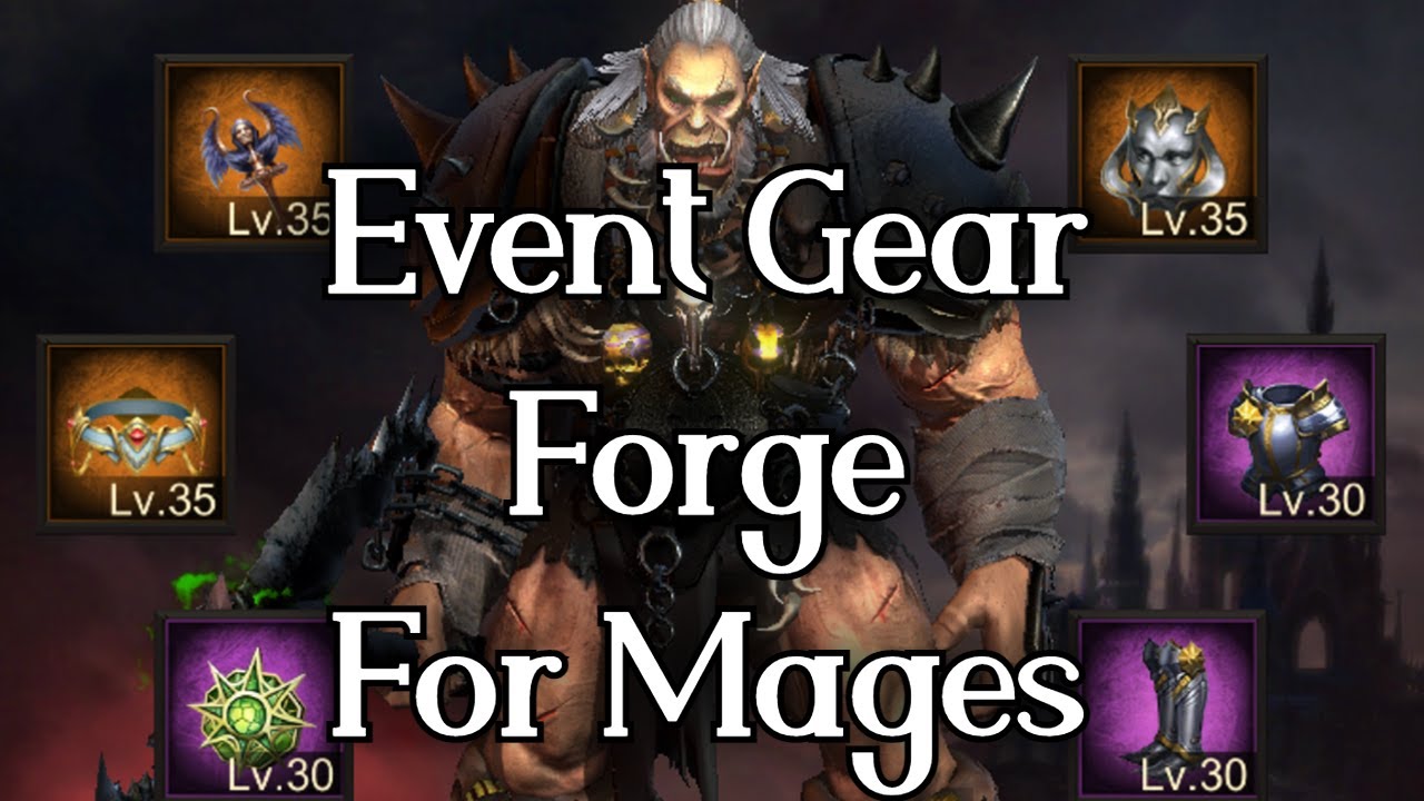 Best Gear from Blacksmith for Mage Players to Score High in War and Order Events