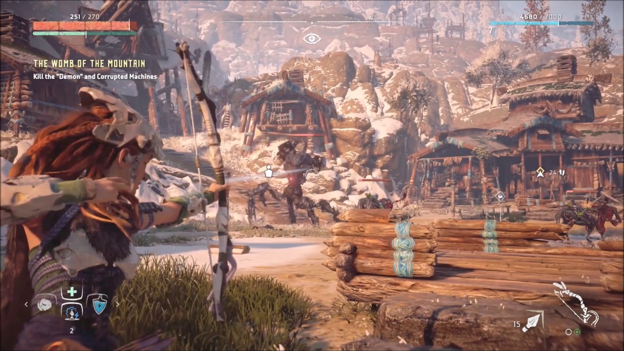 Horizon Zero Dawn Defeat the Demon and Corrupted Machines