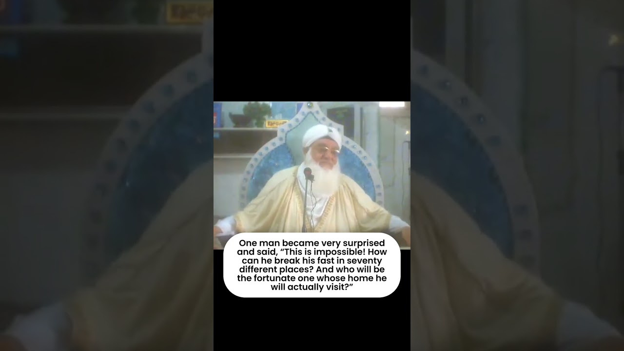 The Miracle of Ghaus-e-Pak: Breaking Fast in 70 Homes at Once #ferozi #tasawuff #islamicfigure  #