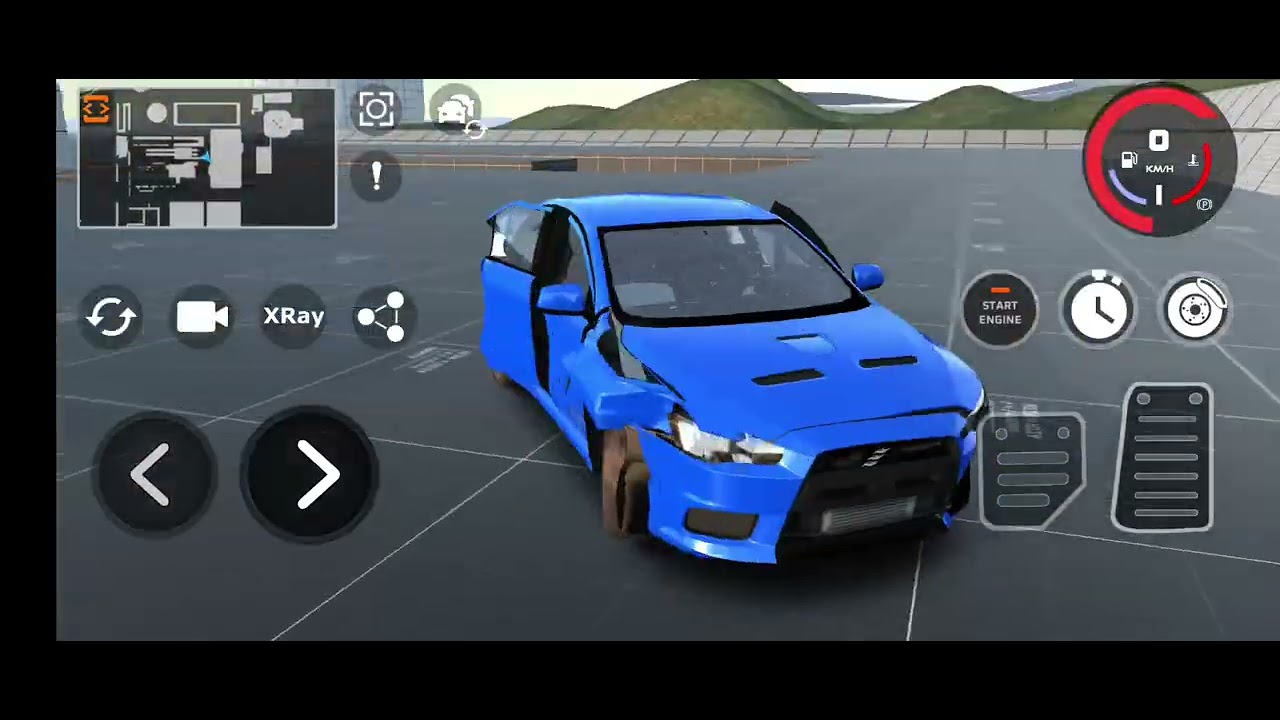 Crash testing cars in drive x