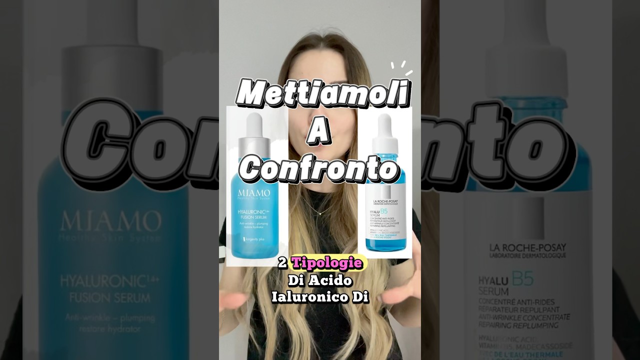 Due sieri all&rsquo; acido ialuronico a confronto 🌸#pelle#viso#cosmesi#dermocosmesi#divulgazione
