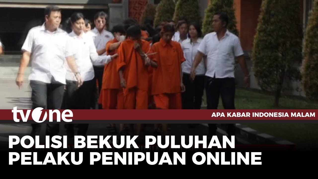 38 Pelaku Sindikat Penipuan Online Modus Berkenalan dengan Wanita Cantik Ditangkap | AKIM tvOne