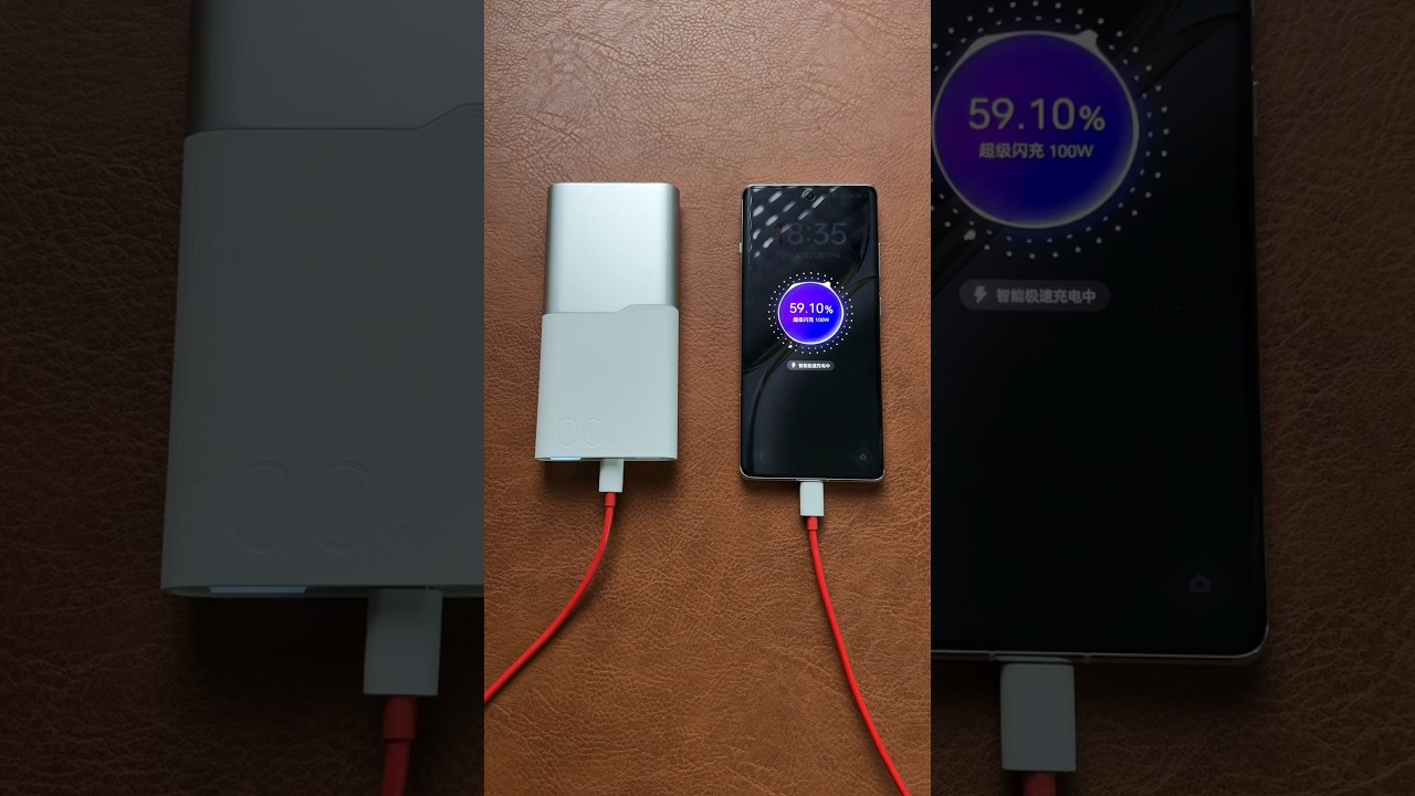 OnePlus 100W super flash charging power bank paired with OnePlus Ace3ProIt&rsquo;s so powerful.