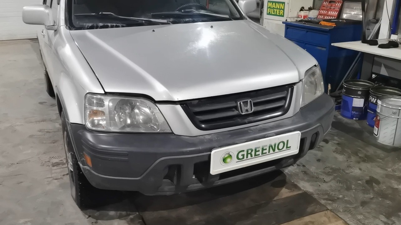 109-я Промывка GREENOL+Раскоксовка  HONDA CRV - ХОНДА ЦРВ, действует REANIMATOR PRO - Реаниматор ПРО