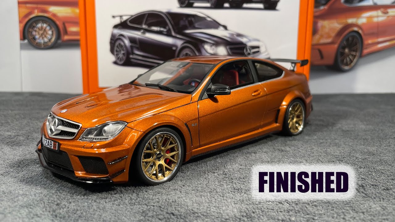 Build Alpha Model Mercedes W204 C63 AMG - Part5 (Completed)