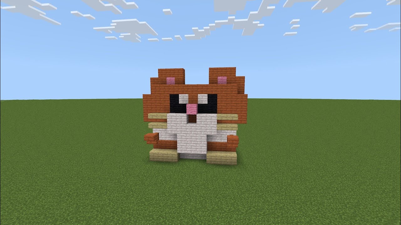 How To Build A Hamster Statue In Minecraft Tutorial 847