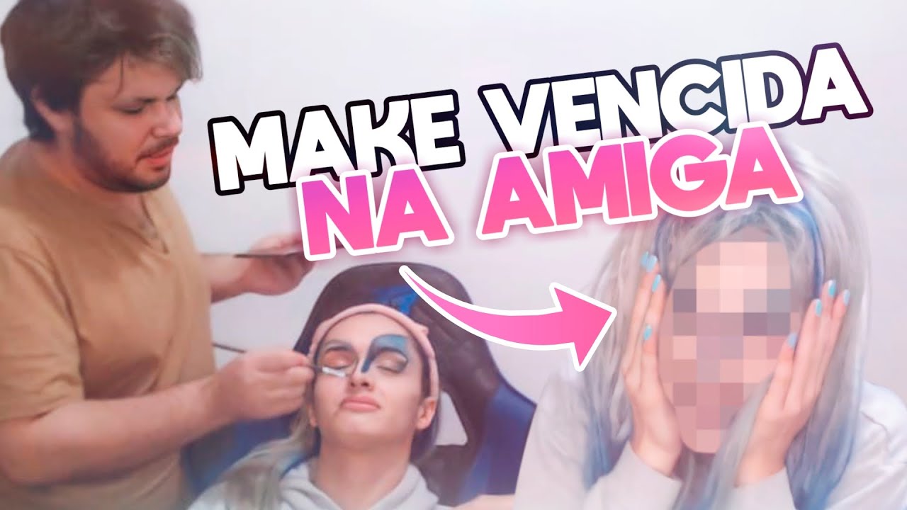 TESTEI MAQUIAGEM VENCIDA NA AMIGA! ELA SOBREVIVEU? (ft. @LuCroft)